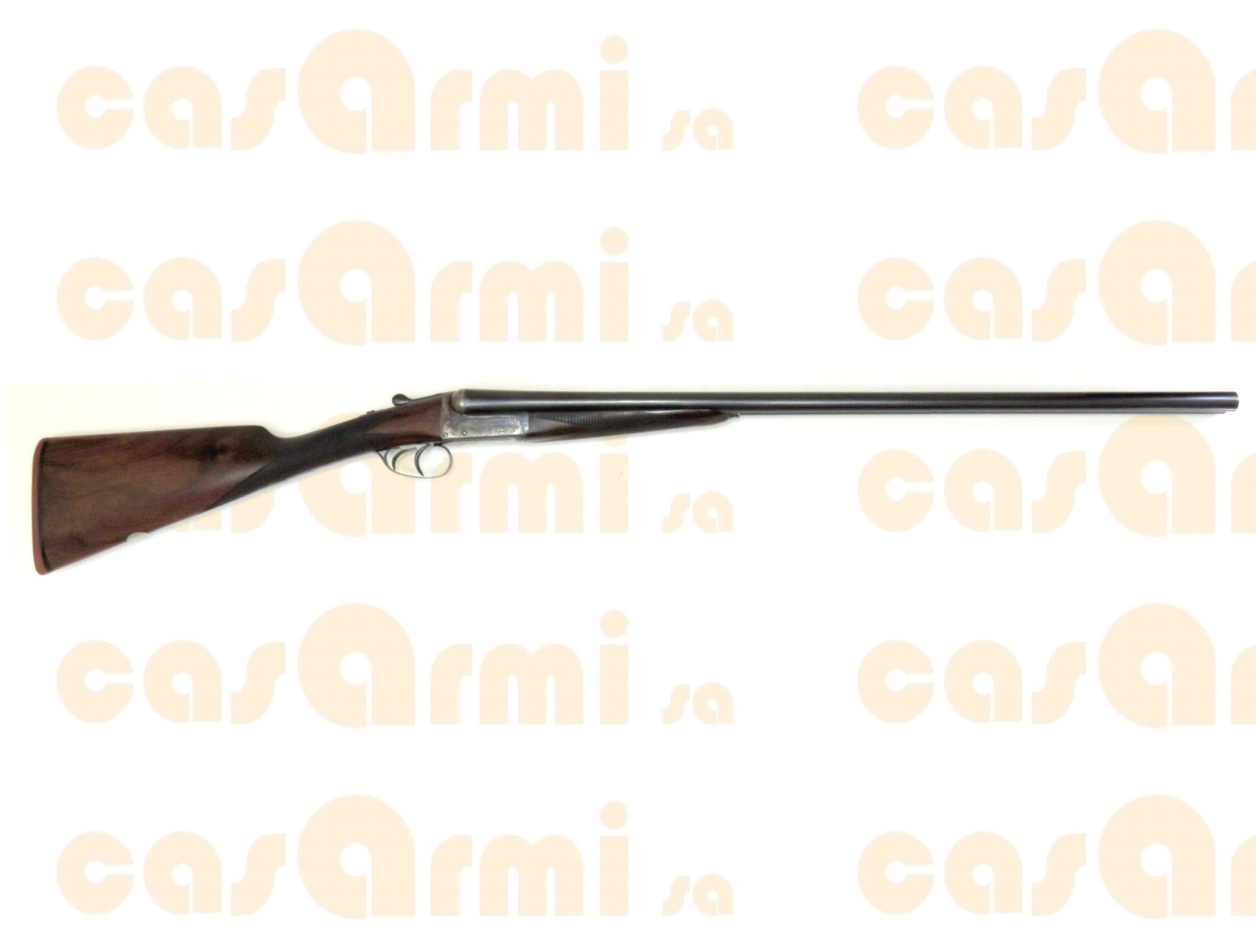 Webley & Scott bigrillo, canne 71cm, con valigetta accessori e fodero in cuoio 16